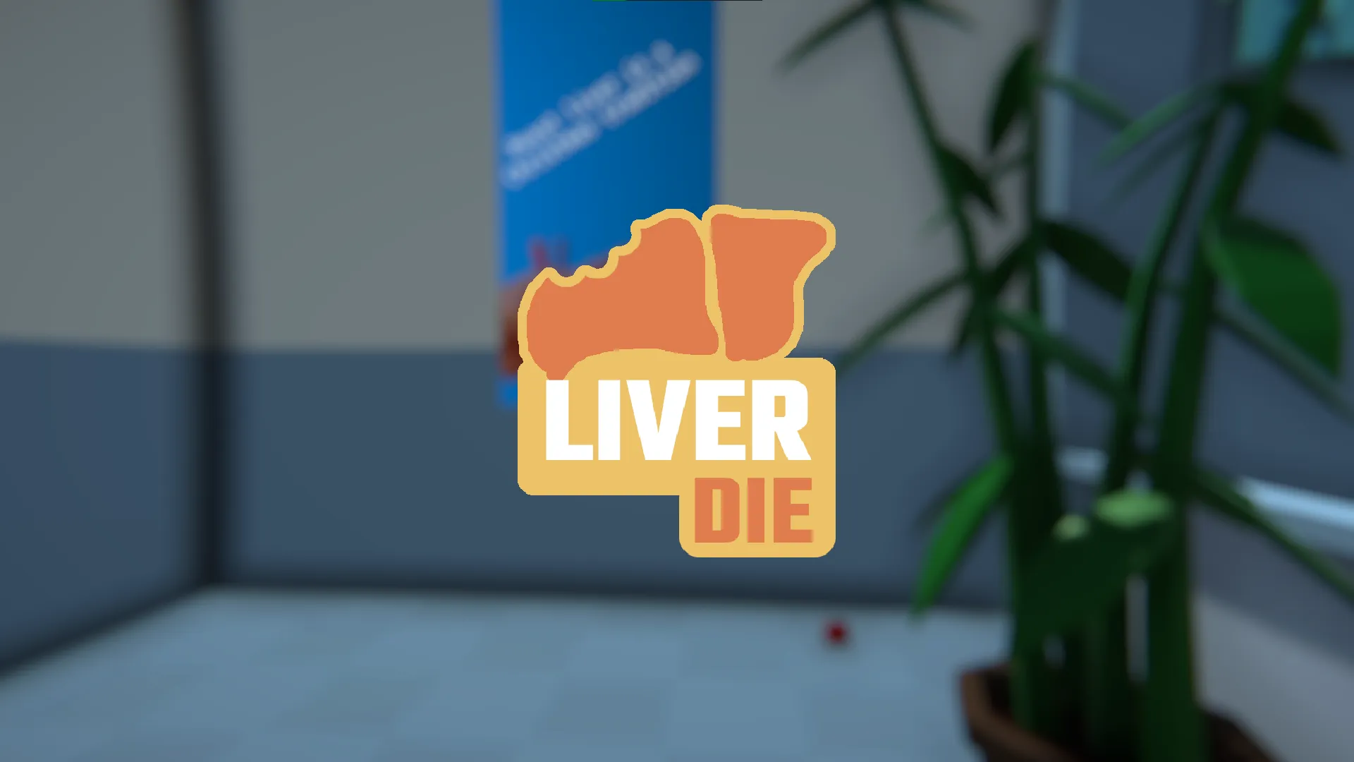 Screenshot of Liver Die's opening title animation