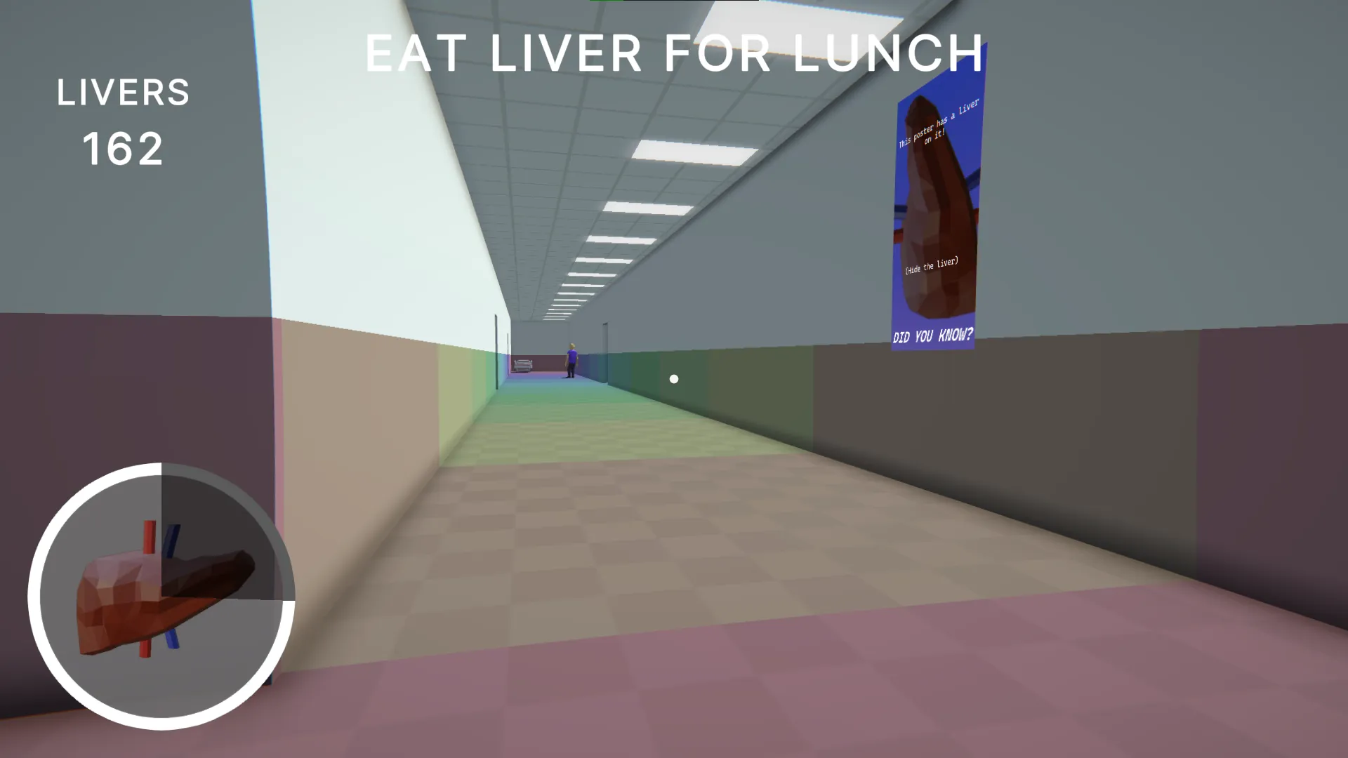 Screenshot of Liver Die gameplay.